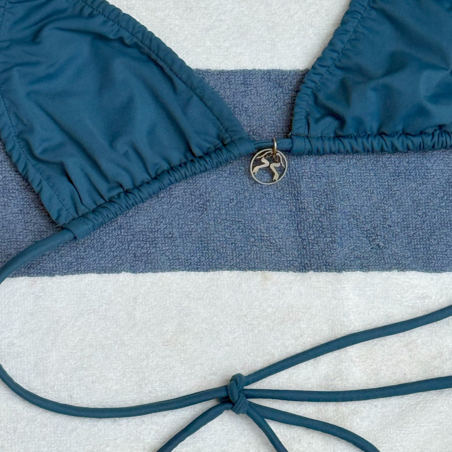 Azure Bikini Top